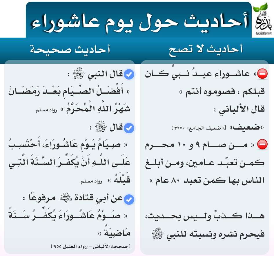 جوال - أحاديث حول يوم عاشوراء