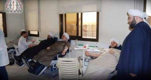 جوال - مشايخ حلب يتبرعون لجيش بشار