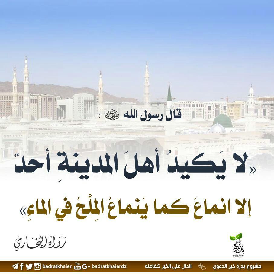 جوال - لا يكيد أهل المدينة أحد إلا انماع