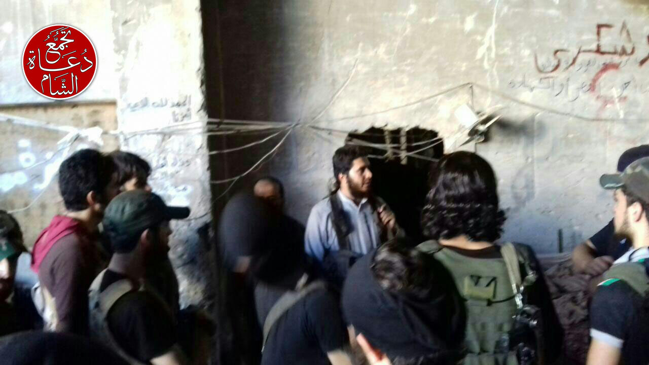 فريق دعاة على الجبهات قبل الهجوم على الراموسة