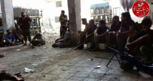 فريق دعاة على الجبهات قبل الهجوم على الراموسة