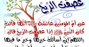 أذكار - ما يقال إذا عصفت الريح