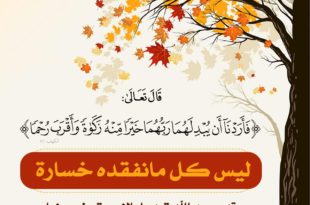 تدبرات - ليس كل ما نفقده خسارة