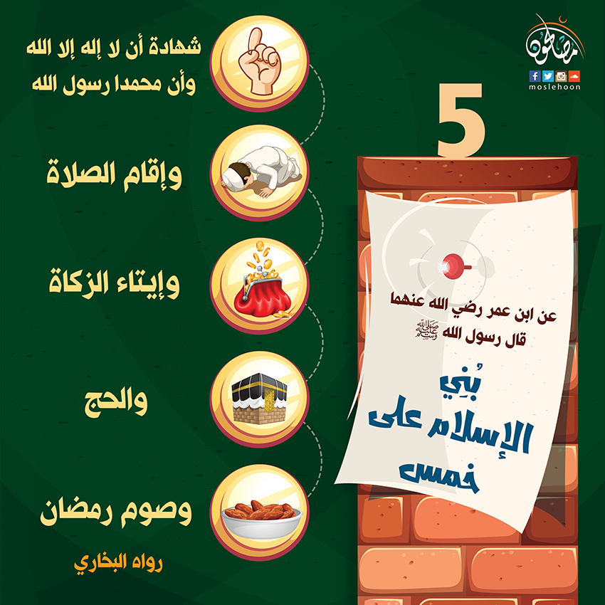 التوجيه والإرشاد - بني الإسلام على خمس
