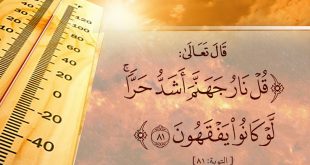 الرسائل التدبرية - قل نار جهنم