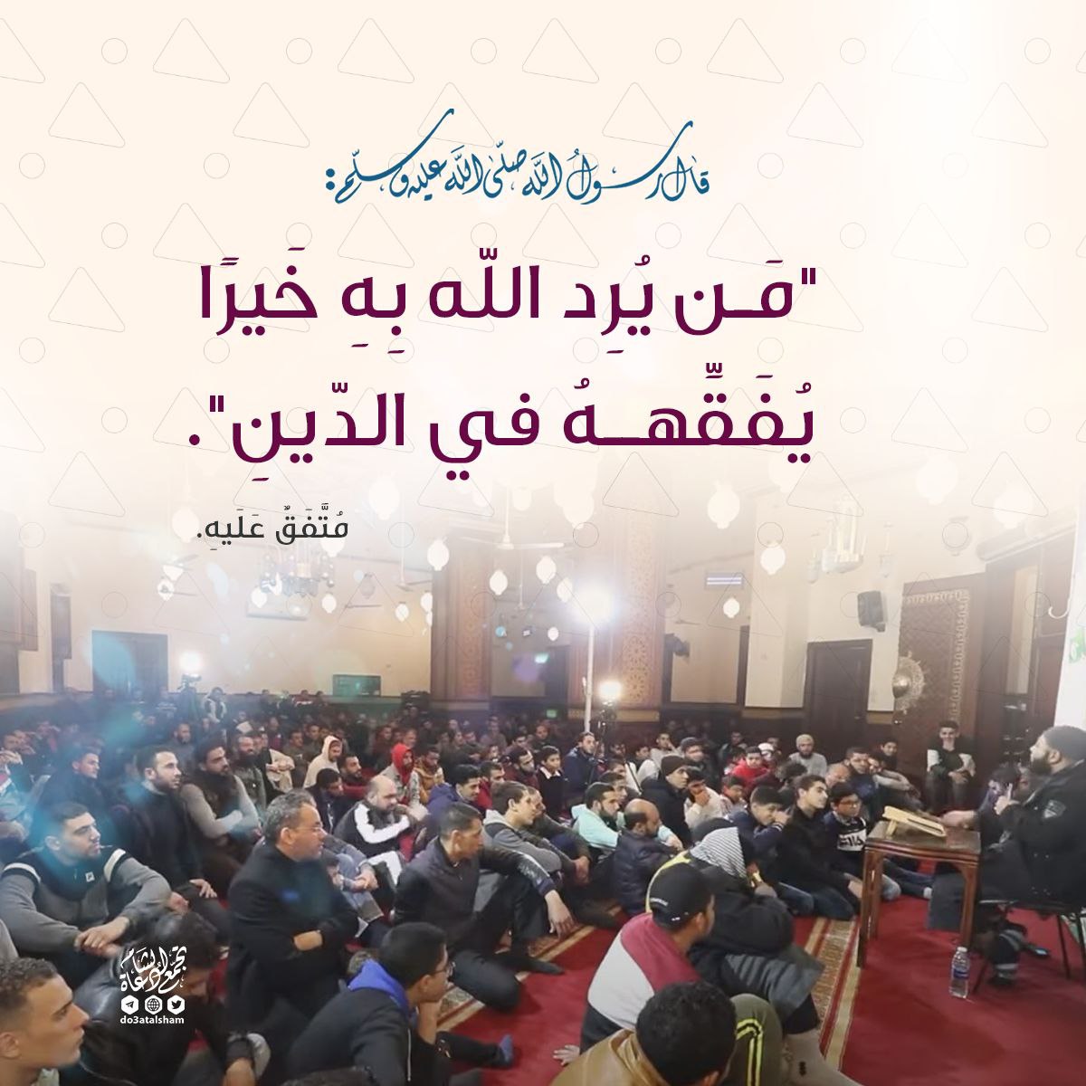من يرد الله به خيرا يفقهه في الدين