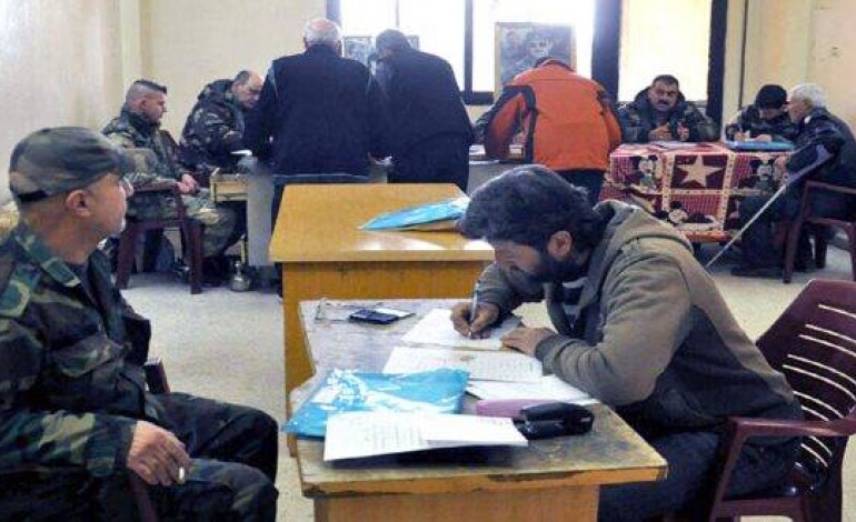 الثورة السورية - تسوية الشباب أوضاعهم عند النظام
