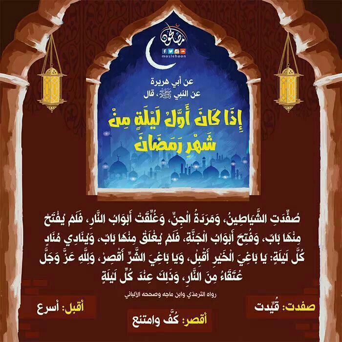 الاستعداد لرمضان - أول ليلة من رمضان