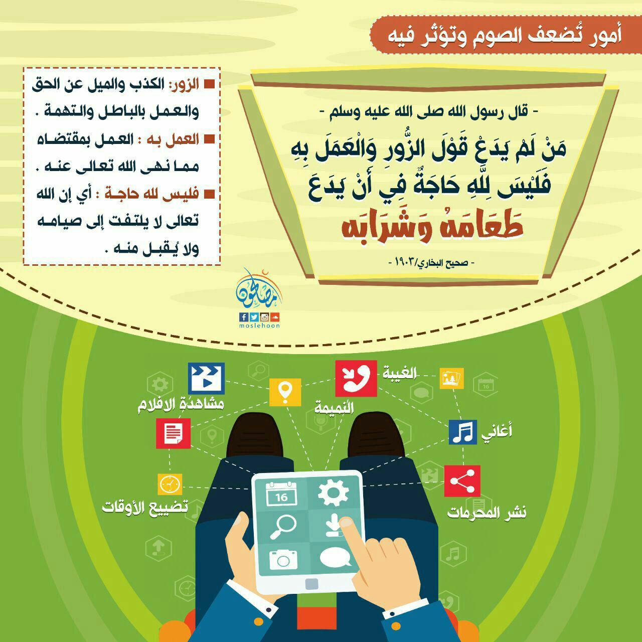 صيام - أمور تضعف الصوم