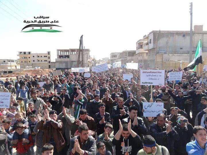 الثورة السورية - مظاهرات شعبية ضد الأسد