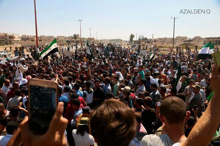 الثورة السورية - مظاهرات شعبية ضد الأسد