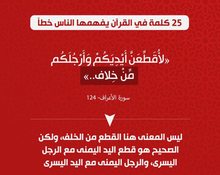 تدبرات - 25 كلمة في القرآن يفهمها الناس خطأ