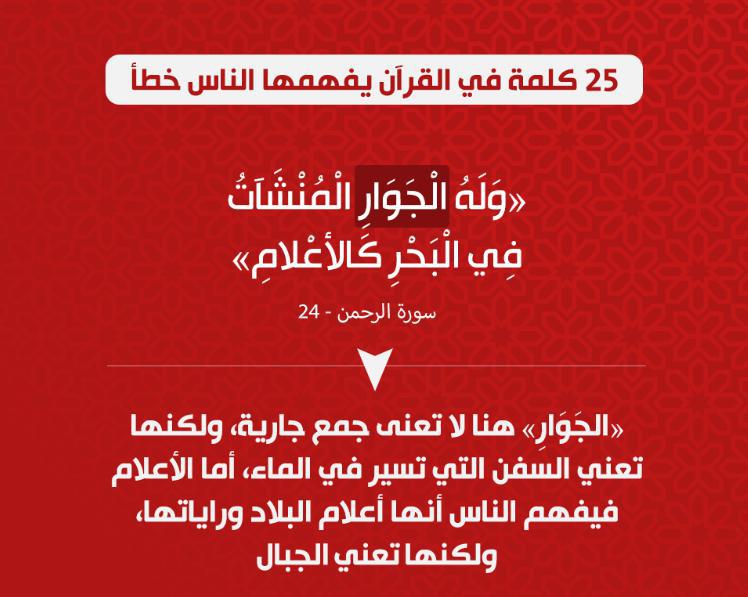 تدبرات - 25 كلمة في القرآن يفهمها الناس خطأ