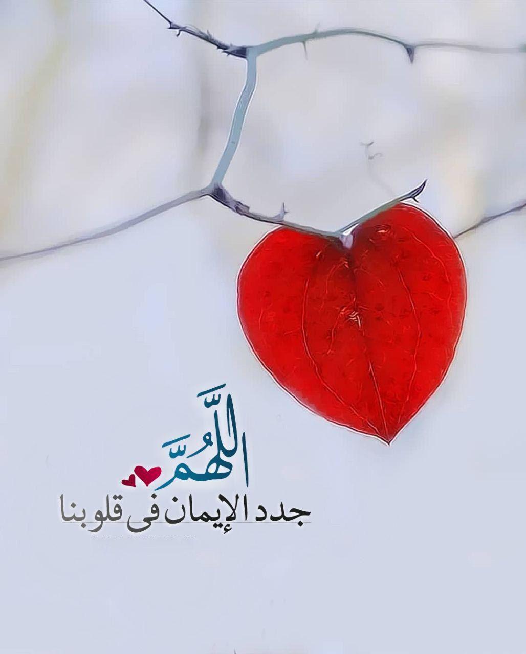 بطاقات الصباح - اللهم جدد الإيمان في قلوبنا