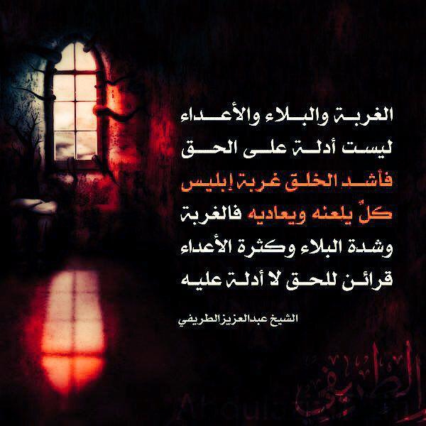 التوعية السياسية - الغربة والبلاء ليست دليلا على الحق