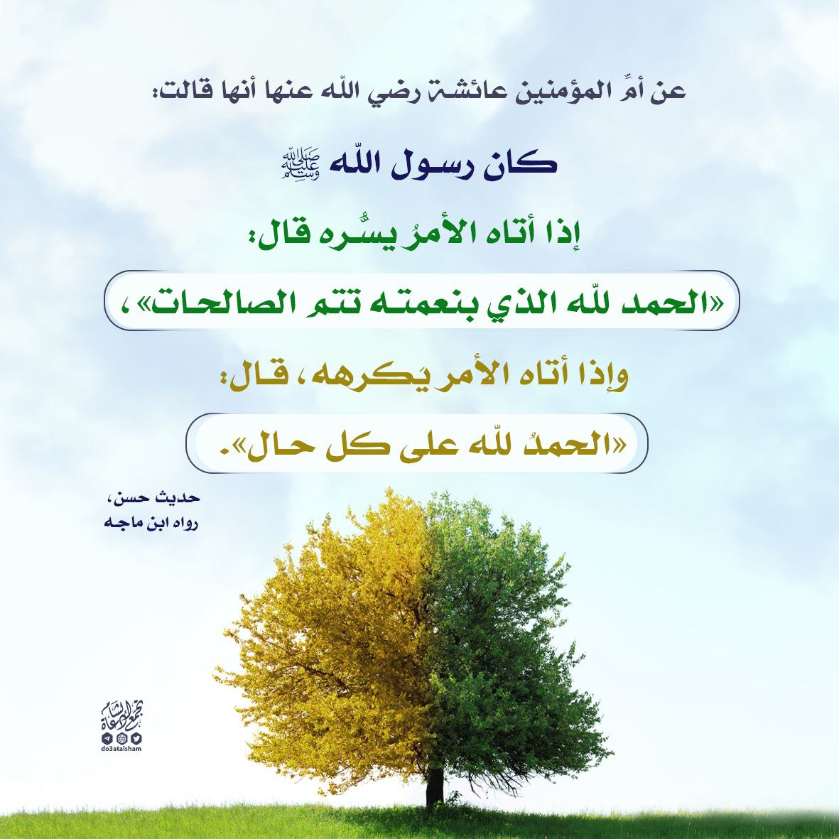 الحمد لله الذي بنعمته تتم الصالحات