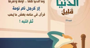 تدبرات - قل متاع الدنيا قليل
