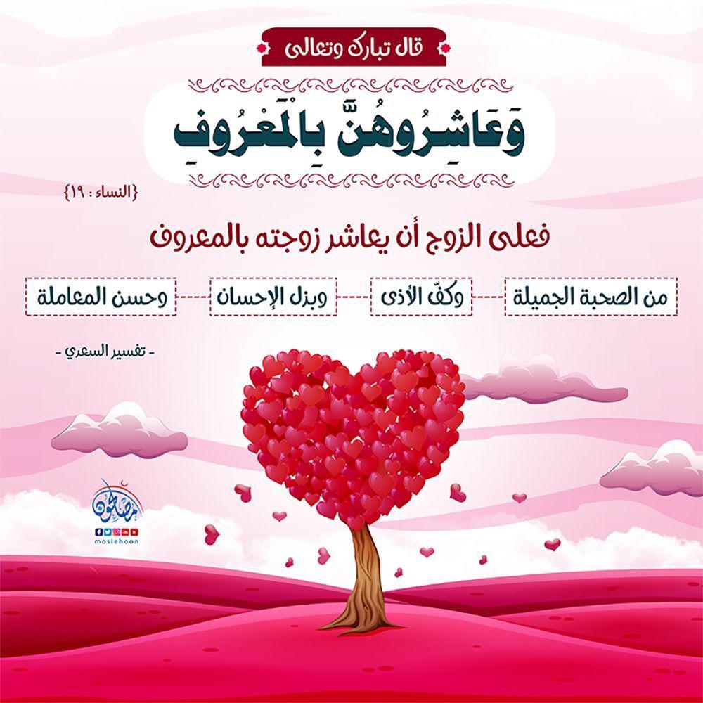 تدبرات - وعاشروهن بالمعروف