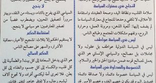 التوعية السياسية - السياسة