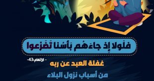 تدبرات - فلولا إذ جاءهم بأسنا تضرعوا