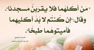 آداب إسلامية - الثوم والبصل