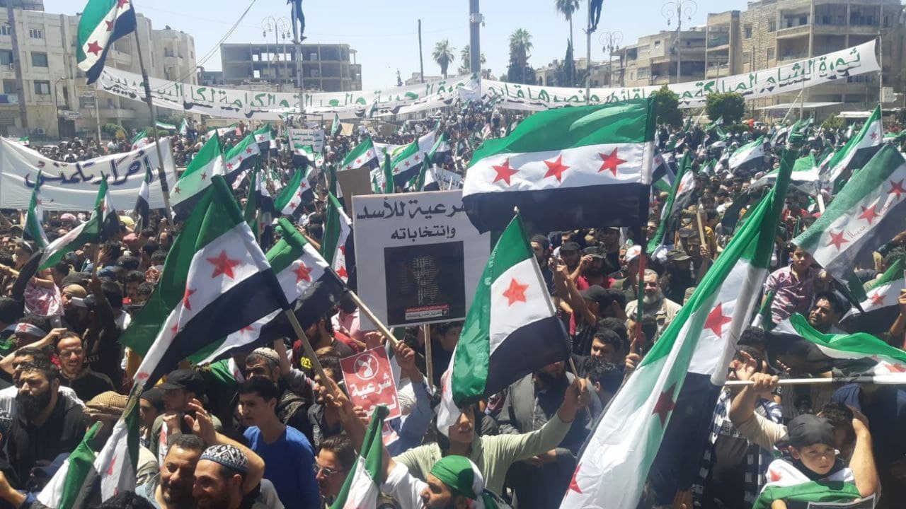 الثورة السورية - لا شرعية للأسد وانتخاباته