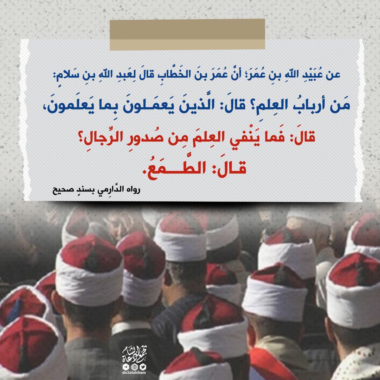 الطمع