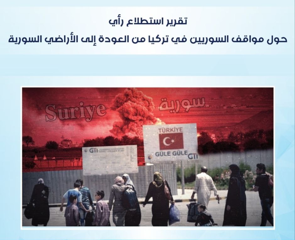 استطلاع رأي حول مواقف السوريين في تركيا من العودة إلى الأراضي السورية