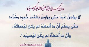 الإيمان بالقدر مفتاح الرضا والثبات