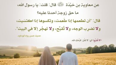 من حق الزوجة على زوجها