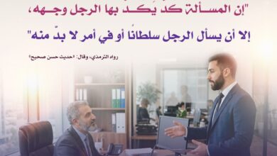 الترفع عن المسألة إلا أن يكون حقا عند ذي سلطان