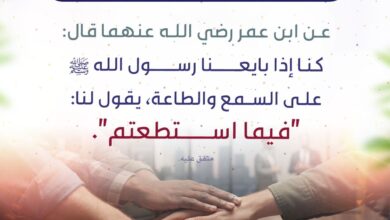 مراعاة الاستطاعة في البيعة